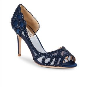 Badgley Mischka Marla peep toe Heels